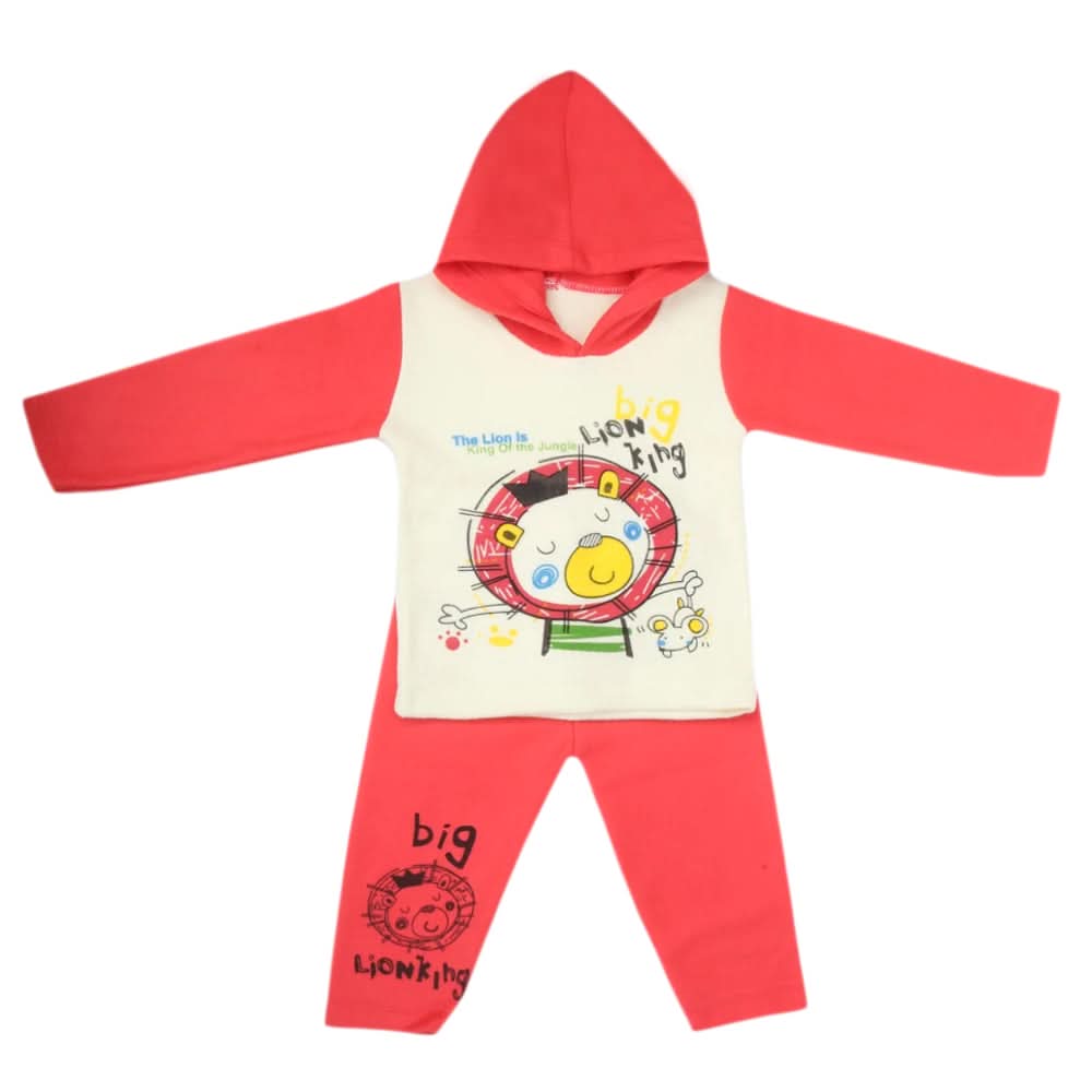 Boys Full Sleeves Polar Suit 8847 - Pink, Kids, Boys Sets And Suits, Chase Value, Chase Value