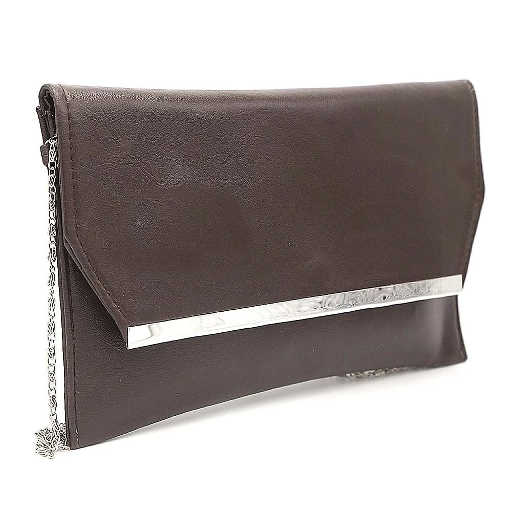 Women's Clutch S-17 - Coffee, Women, Clutches, Chase Value, Chase Value