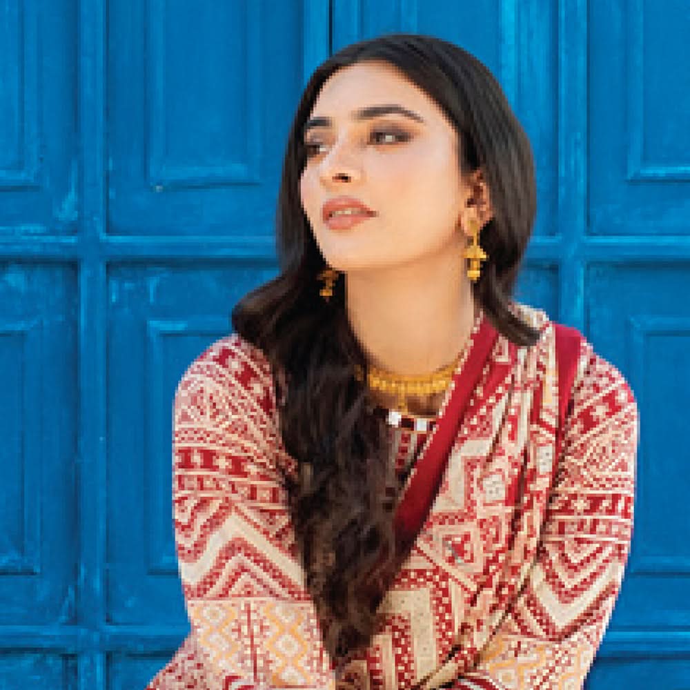 Monsoon  Printed Lawn 3 Pcs Un-Stitched Suit Vol 1 - 1-B, Women, 3Pcs Shalwar Suit, Al-Zohaib Textiles, Chase Value