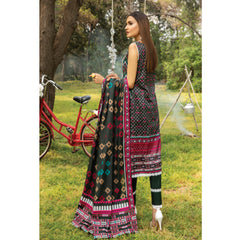 Anum Classic Printed Lawn 3 Pcs Un-Stitched Suit Vol 3 - 1-C, Women, 3Pcs Shalwar Suit, Al-Zohaib Textiles, Chase Value