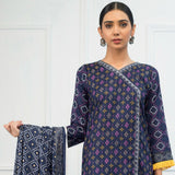 Signature Icon Printed Lawn 3 Piece Un-Stitched Suit Vol 2 - 1 B, Women, 3Pcs Shalwar Suit, ZS Textiles, Chase Value