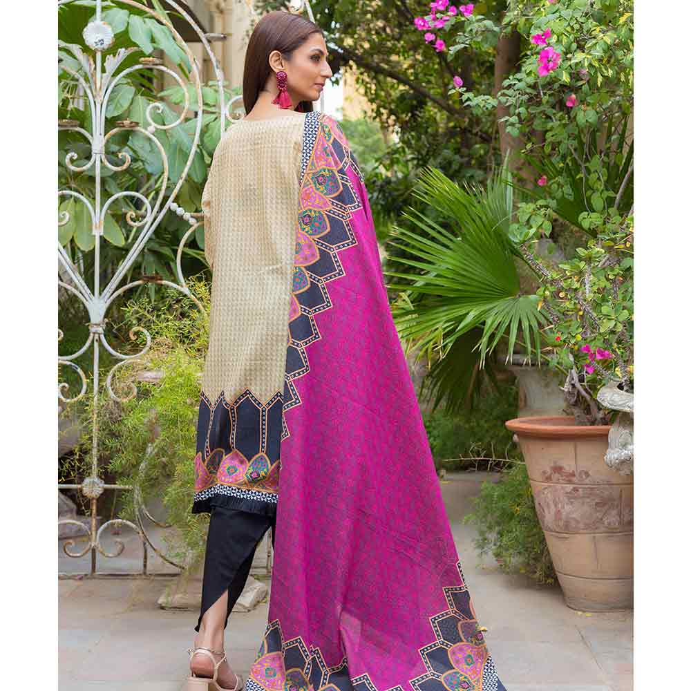 Digital Printed Karandi 3 Piece Un-Stitched Suit - 02, Women, 3Pcs Shalwar Suit, Regalia Textiles, Chase Value