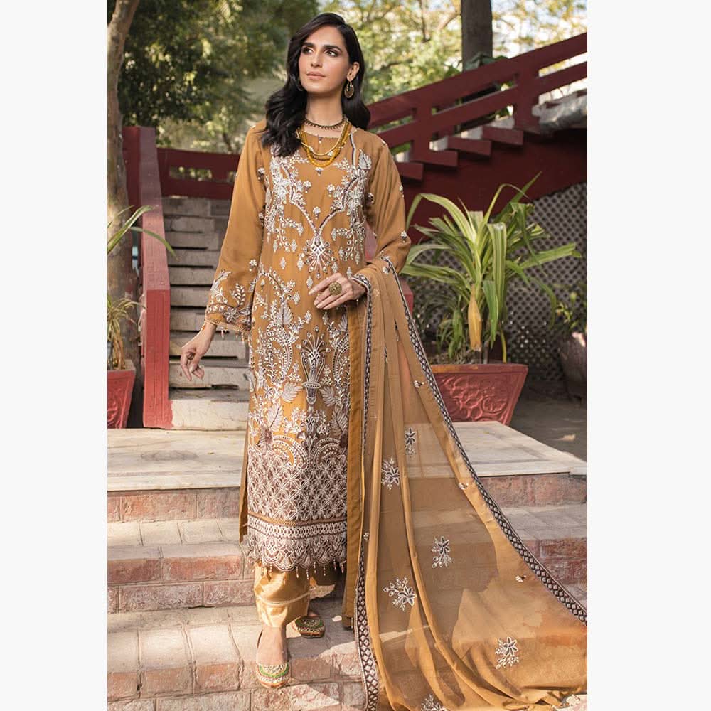 Schick Eman Embroidered Lucxury 3Pcs Unstitched Suit - 2, Women, 3Pcs Shalwar Suit, Schick Creation, Chase Value