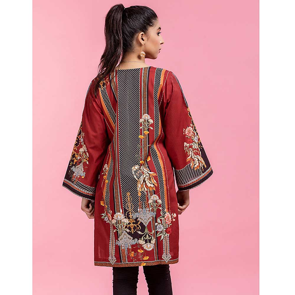 Regalia Tunic Printed Cambric Lawn Un-Stitched Kurti Vol 2 - 02, Women, Unstitched Kurti, Regalia Textiles, Chase Value