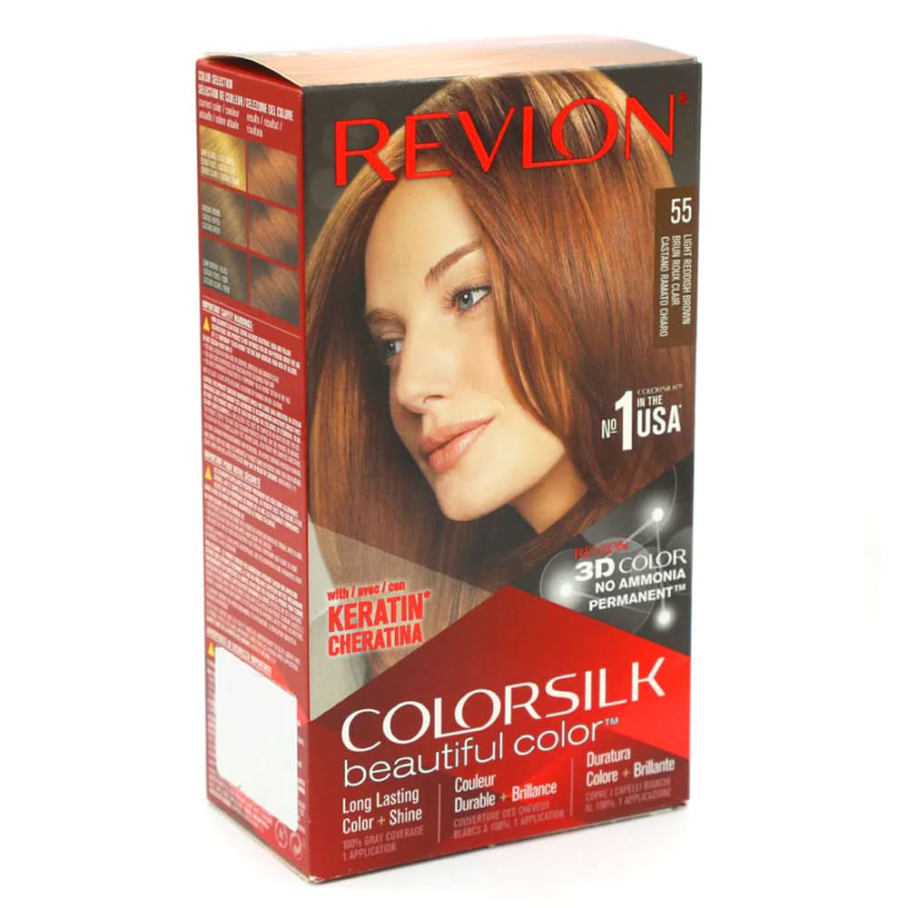 Revlon Face Color 55 Light Reddish Brown, Beauty & Personal Care, Hair Colour, Revlon, Chase Value