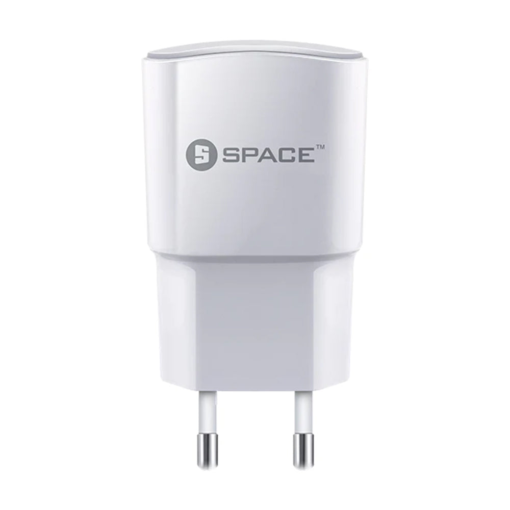 Single Port Usb Charger 2.4A WC -100 - White, USB Cables, Chase Value, Chase Value