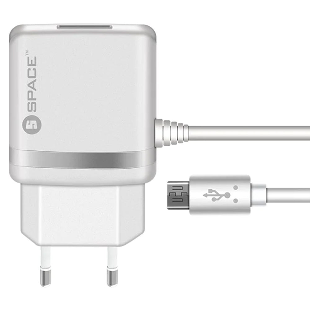 Wall Charger Micro Usb WC- 105 - White, USB Cables, Chase Value, Chase Value