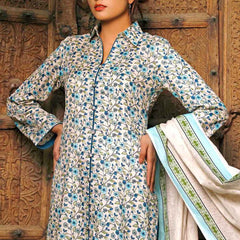 VS Signature Printed Lawn 3 Piece Un-Stitched Suit Vol 1 - 204 A, Women, 3Pcs Shalwar Suits, VS Textiles, Chase Value