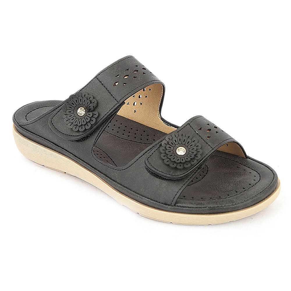 Women's Slipper (2019-18) - Black, Women, Slippers, Chase Value, Chase Value