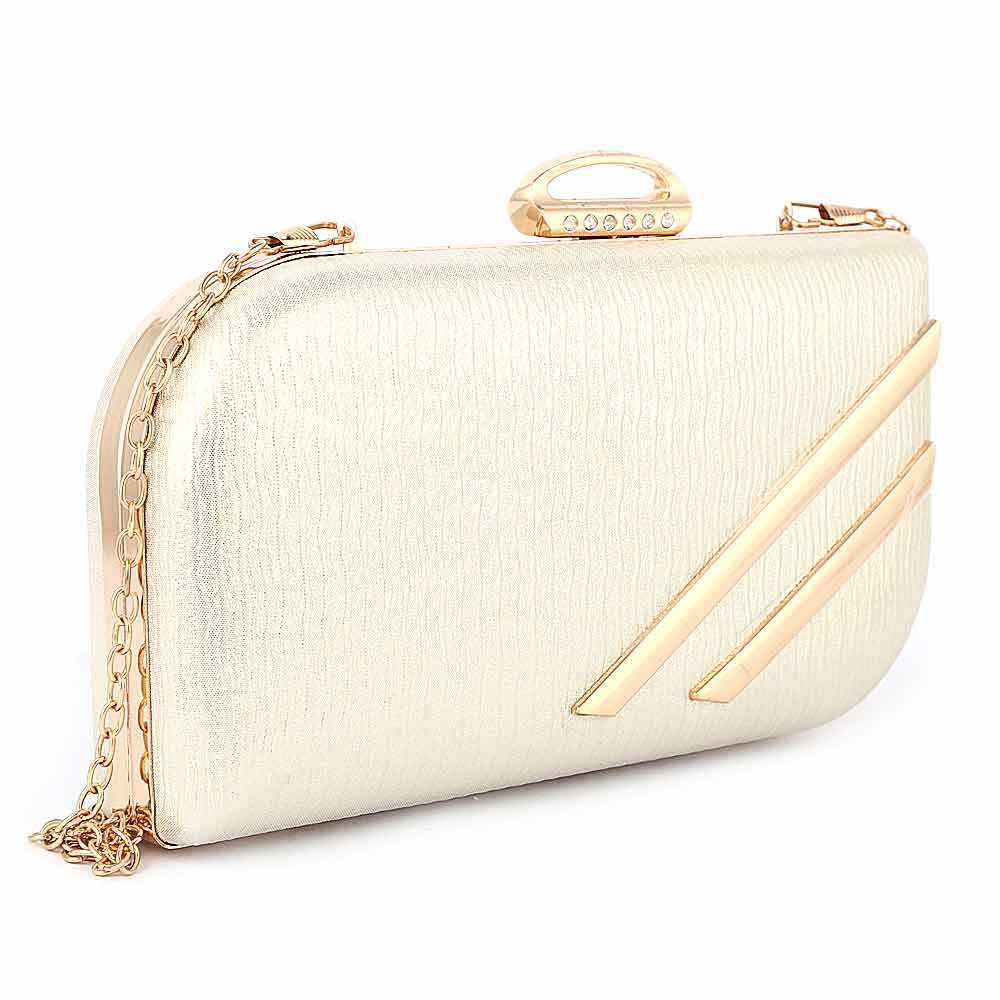 Women's Fancy Clutch (2019) - Gold, Women, Clutches, Chase Value, Chase Value