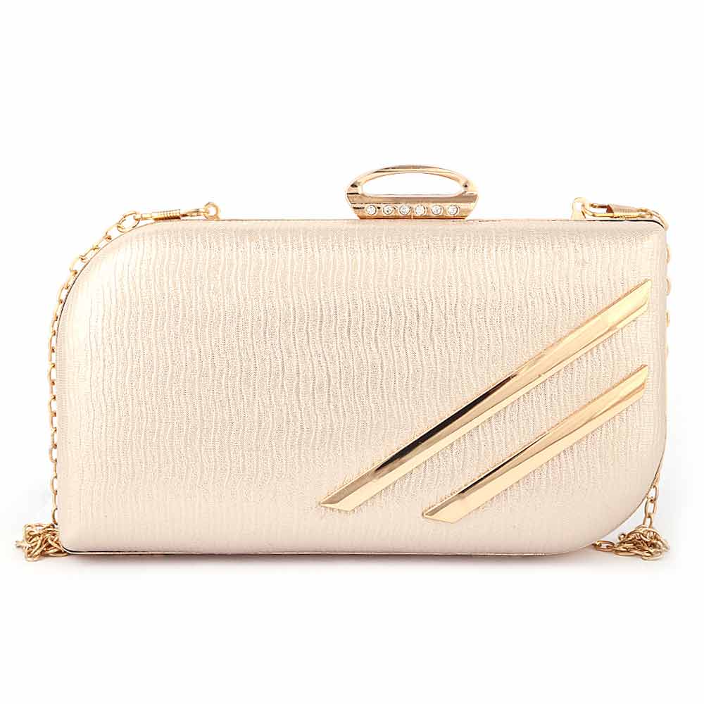 Women's Fancy Clutch (2019) - Champagne, Women, Clutches, Chase Value, Chase Value