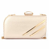 Women's Fancy Clutch (2019) - Champagne, Women, Clutches, Chase Value, Chase Value