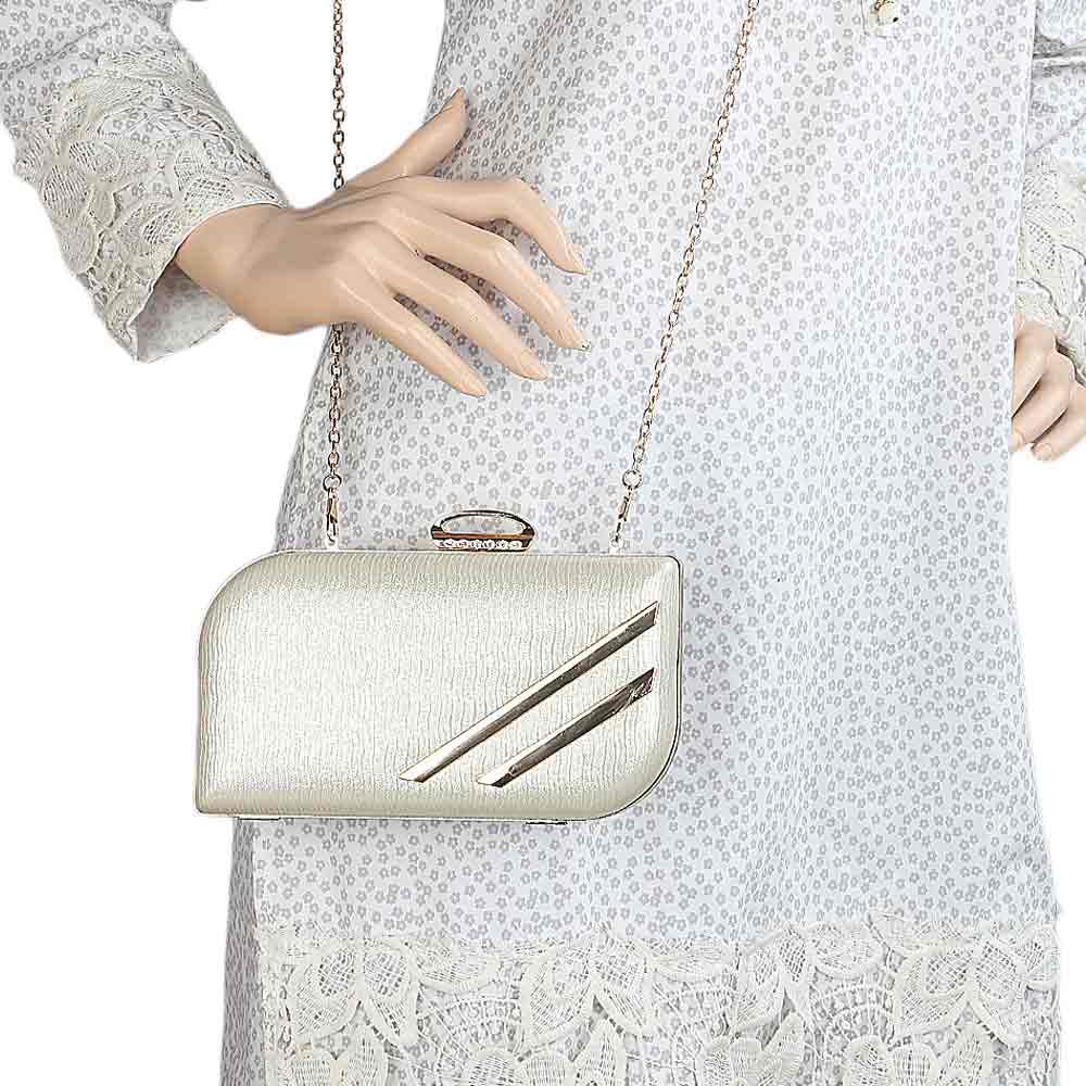 Women's Fancy Clutch (2019) - Gold, Women, Clutches, Chase Value, Chase Value