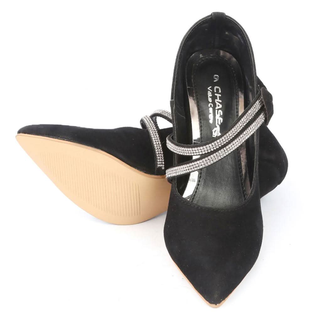 Women's Fancy Heel (201) - Black, Women, Heels, Chase Value, Chase Value