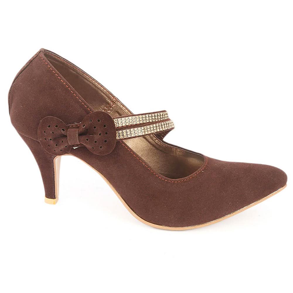 Women's Fancy Heel (201) - Brown, Women, Heels, Chase Value, Chase Value