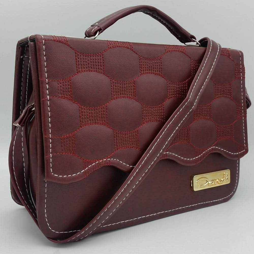 Women's Shoulder Bag 3124 - Maroon, Women, Bags, Chase Value, Chase Value