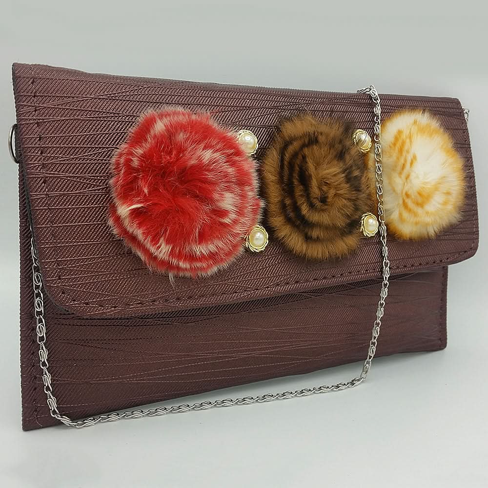 Women's Clutch K-2097 - Maroon, Women, Clutches, Chase Value, Chase Value