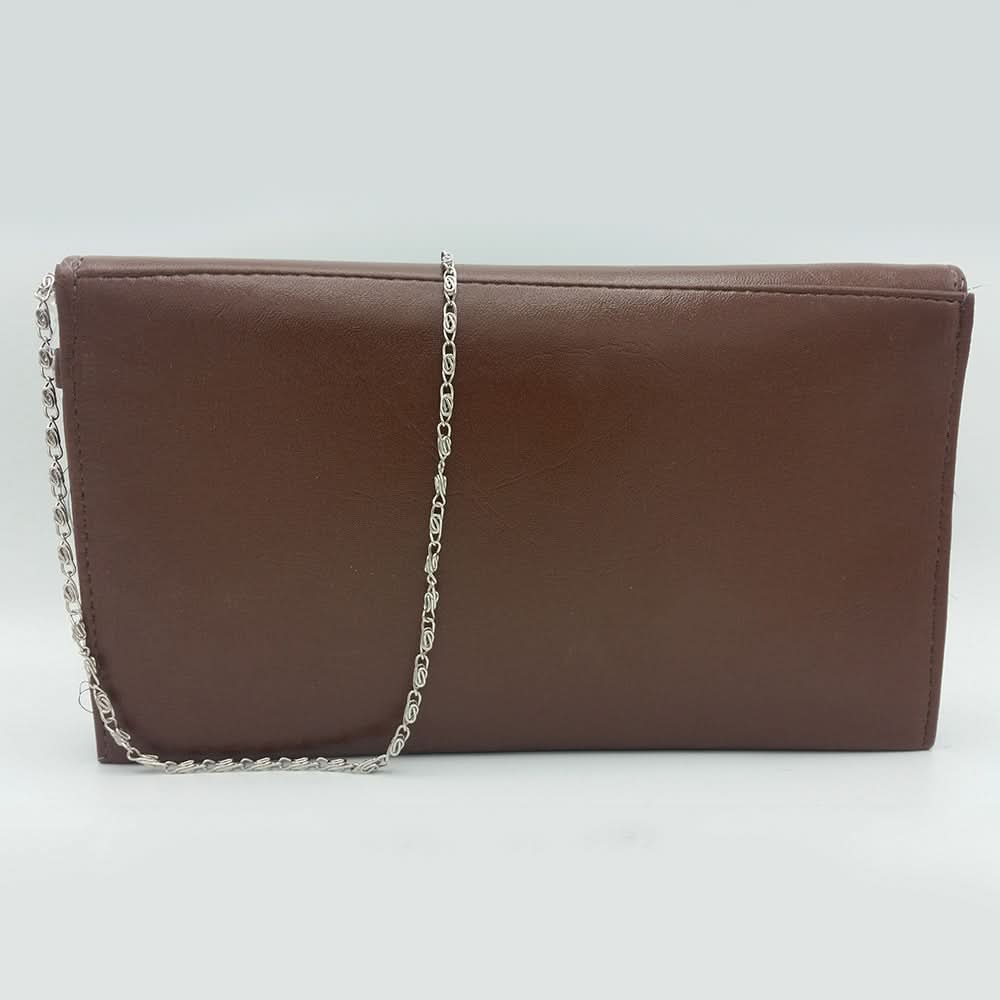 Women's Clutch 2055 - COFFEE, Women, Clutches, Chase Value, Chase Value