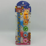 Pencil with Eraser 2 Pcs Set - Multi, Kids, Pencil Boxes And Stationery Sets, Chase Value, Chase Value