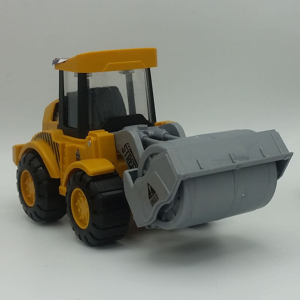 Kids Road Roller Vehicle - Yellow, Kids, Non-Remote Control, Chase Value, Chase Value