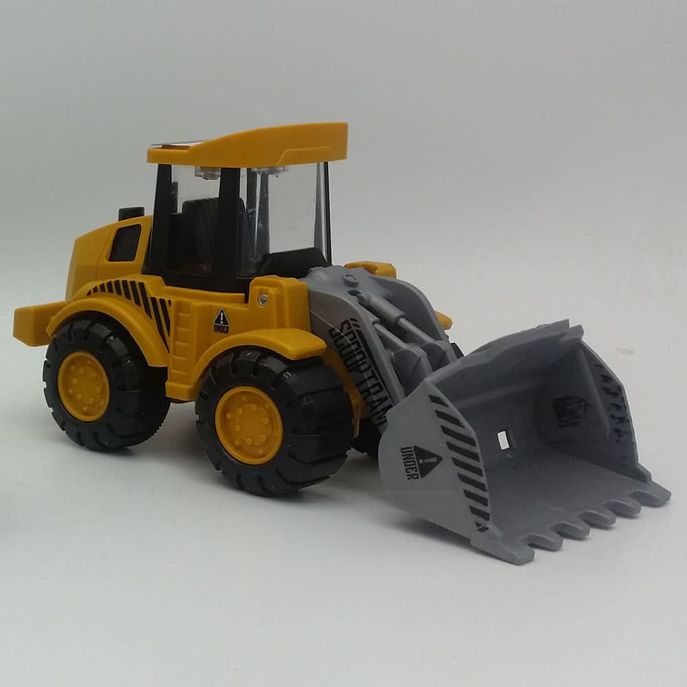Kids JCB Crane Vehicle - Yellow, Kids, Non-Remote Control, Chase Value, Chase Value