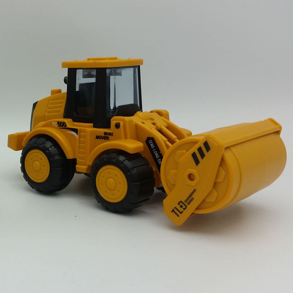 Kids Road Roller Vehicle - Yellow, Kids, Non-Remote Control, Chase Value, Chase Value