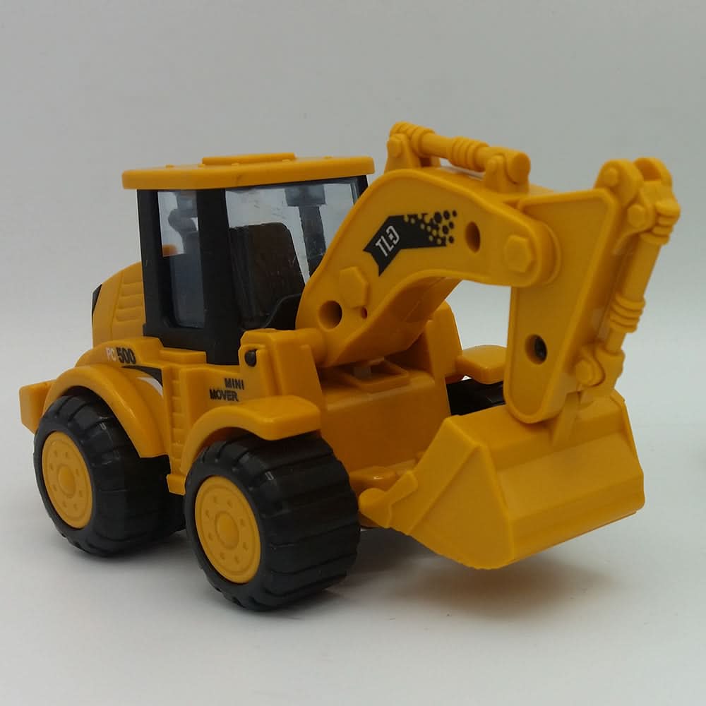 Kids JCB Crane Vehicle - Yellow, Kids, Non-Remote Control, Chase Value, Chase Value