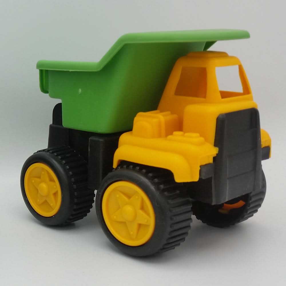 Kids Construction Truck - Yellow, Kids, Non-Remote Control, Chase Value, Chase Value