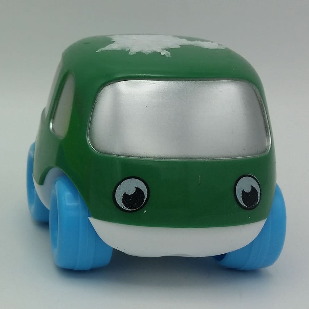 Kids Cartoon Car - Dark Green, Kids, Non-Remote Control, Chase Value, Chase Value