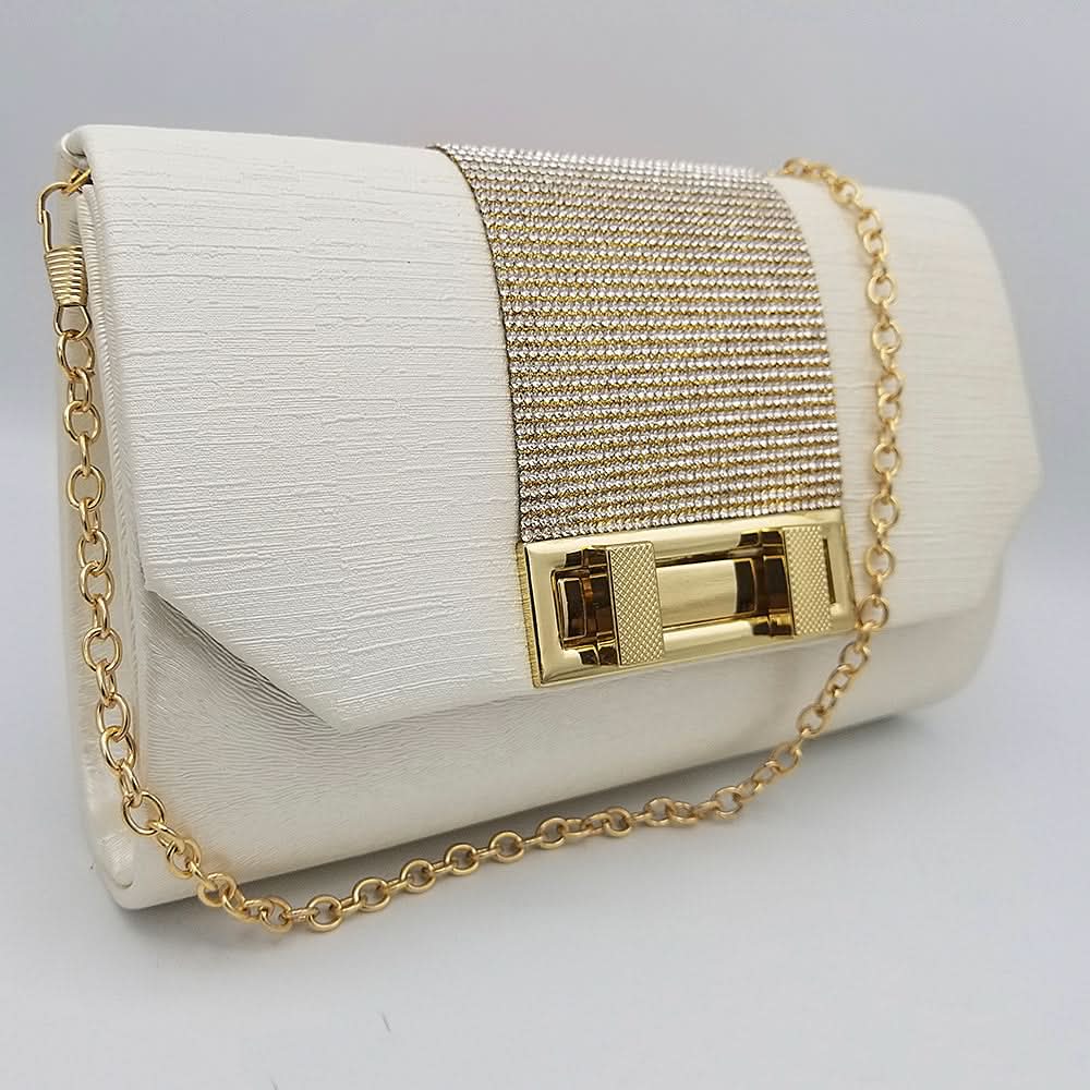 Women's Clutch 6838 - Off White, Women, Clutches, Chase Value, Chase Value