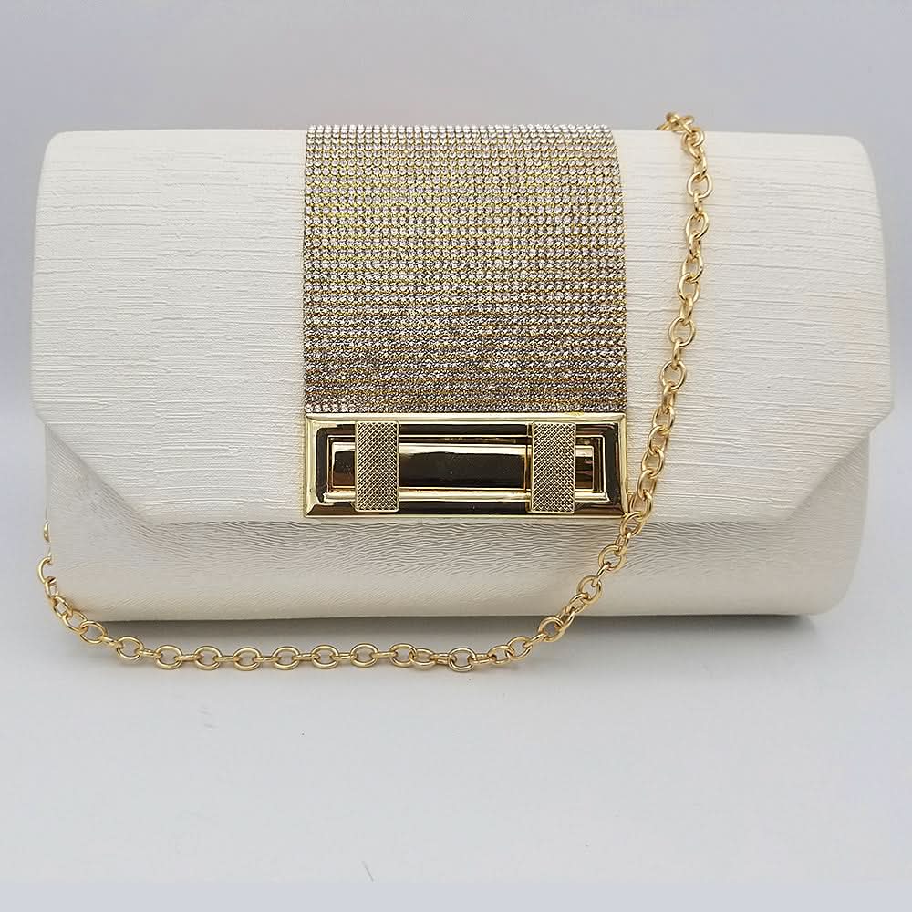 Women's Clutch 6838 - Off White, Women, Clutches, Chase Value, Chase Value