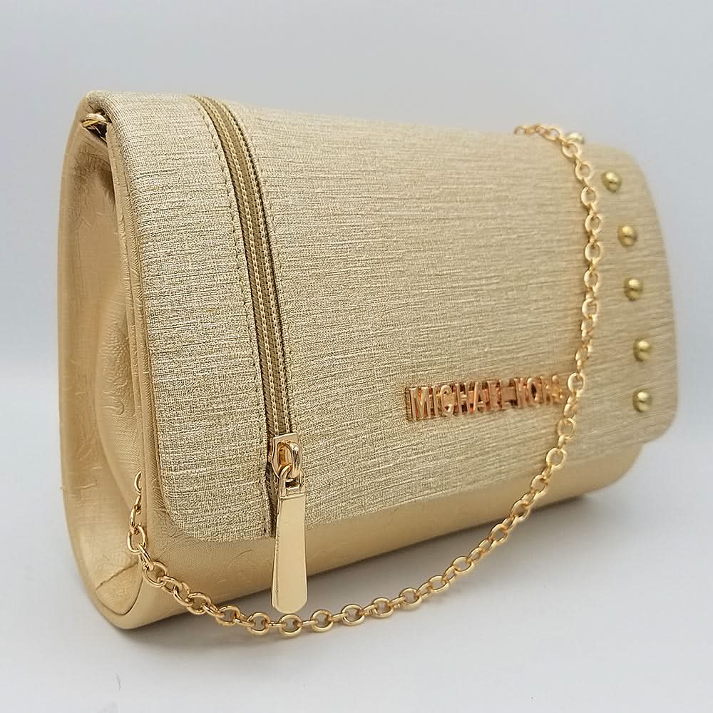 Women's Clutch 6686 - Golden, Women, Clutches, Chase Value, Chase Value