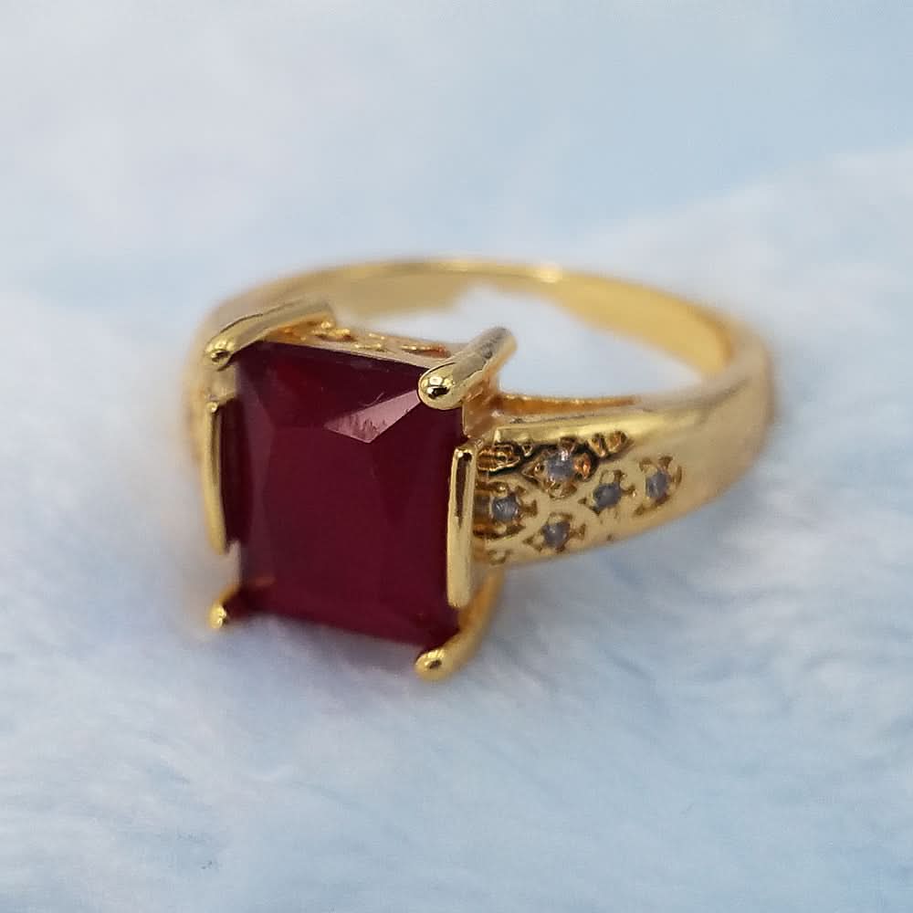 Women's Fancy Ring - Maroon, Women, Finger Rings, Chase Value, Chase Value