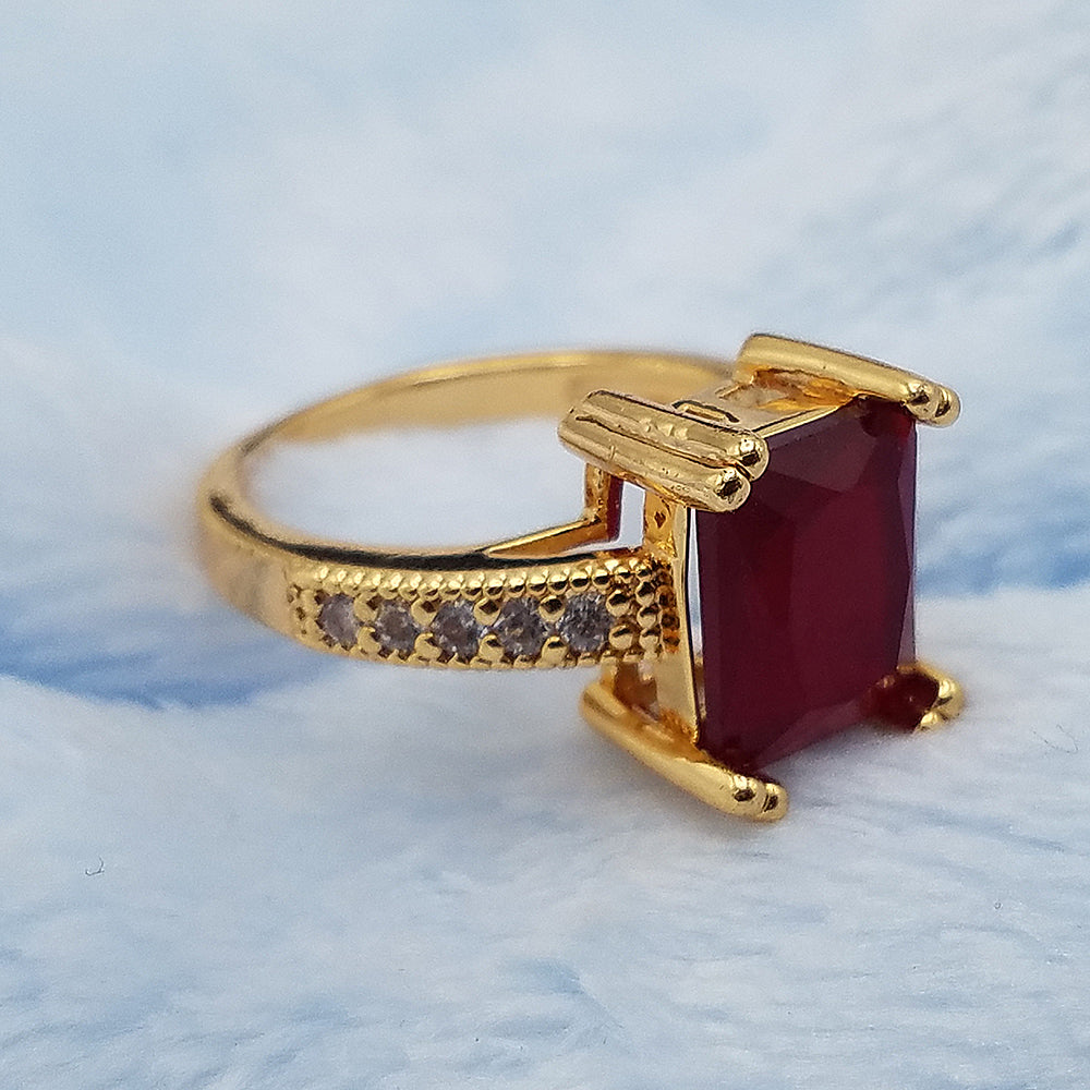 Women's Fancy Ring - Maroon, Women, Finger Rings, Chase Value, Chase Value