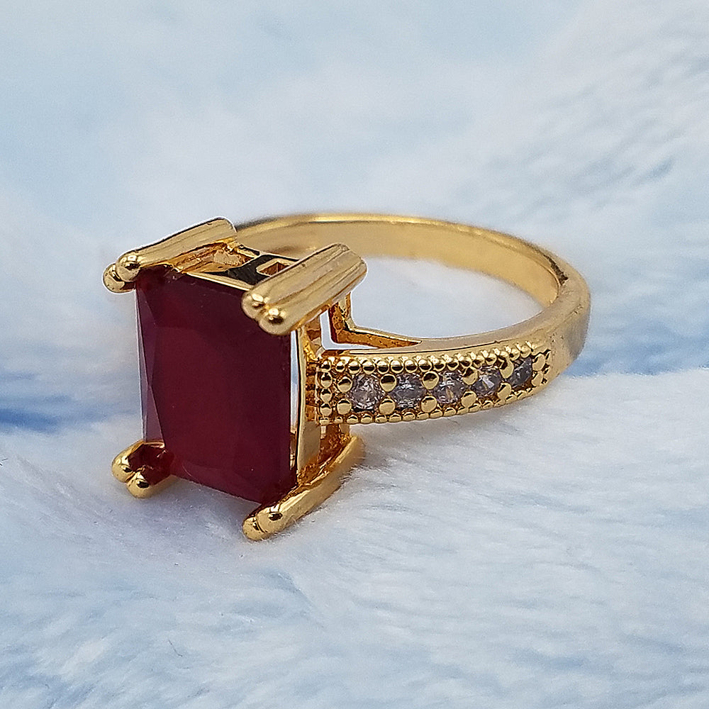 Women's Fancy Ring - Maroon, Women, Finger Rings, Chase Value, Chase Value