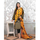 ZAAFIRA Viscose Digital Printed Embroidered 3 Pcs Un-Stitched Suit - 2021, Women, 3Pcs Shalwar Suit, Tawakkal Fabrics, Chase Value