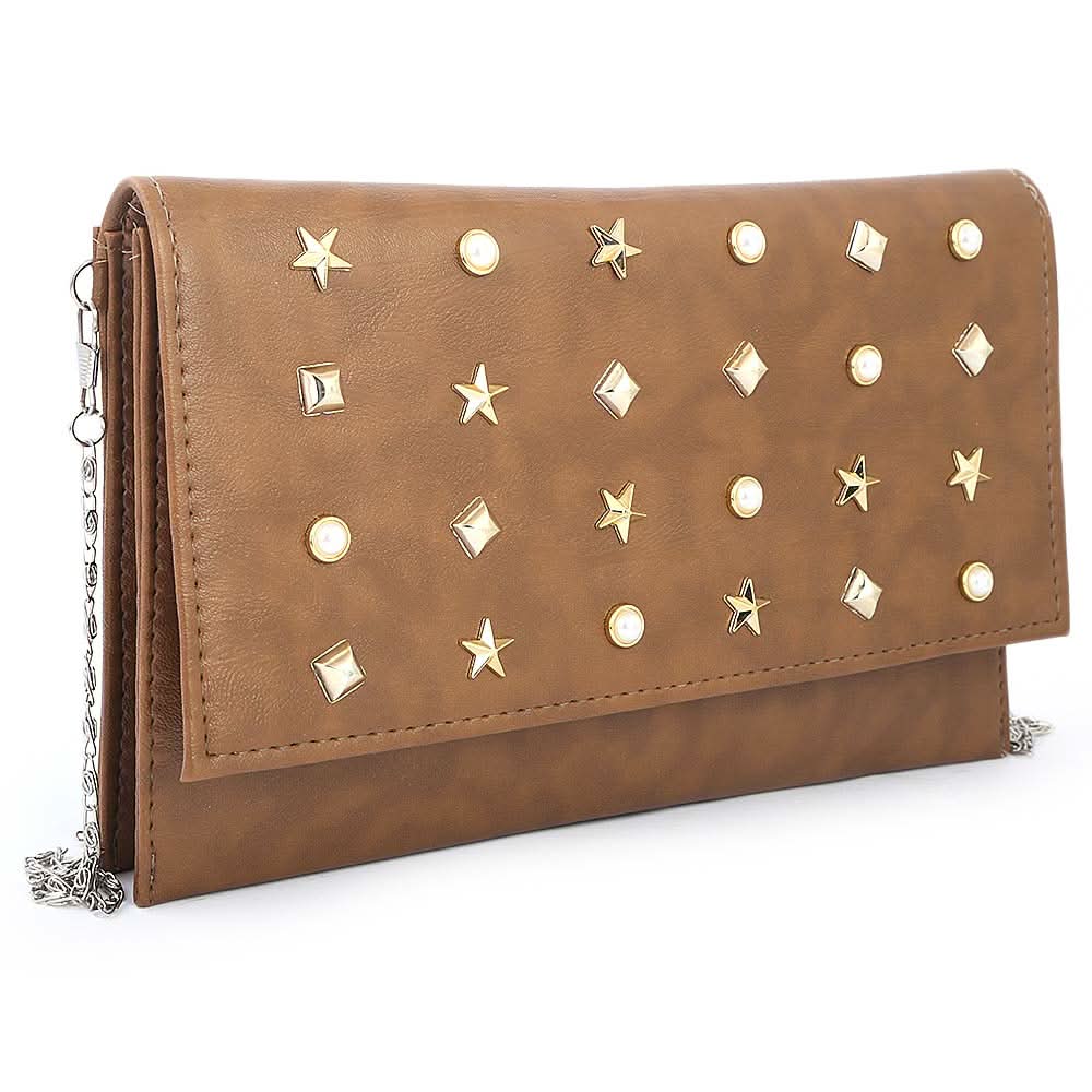 Women's Clutch (2053) - Coffee, Women, Clutches, Chase Value, Chase Value