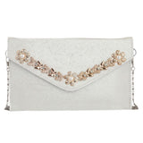 Women's Clutch (Kam-2054) - White, Women, Clutches, Chase Value, Chase Value