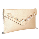 Women's Clutch (Kam-2054) - Golden, Women, Clutches, Chase Value, Chase Value