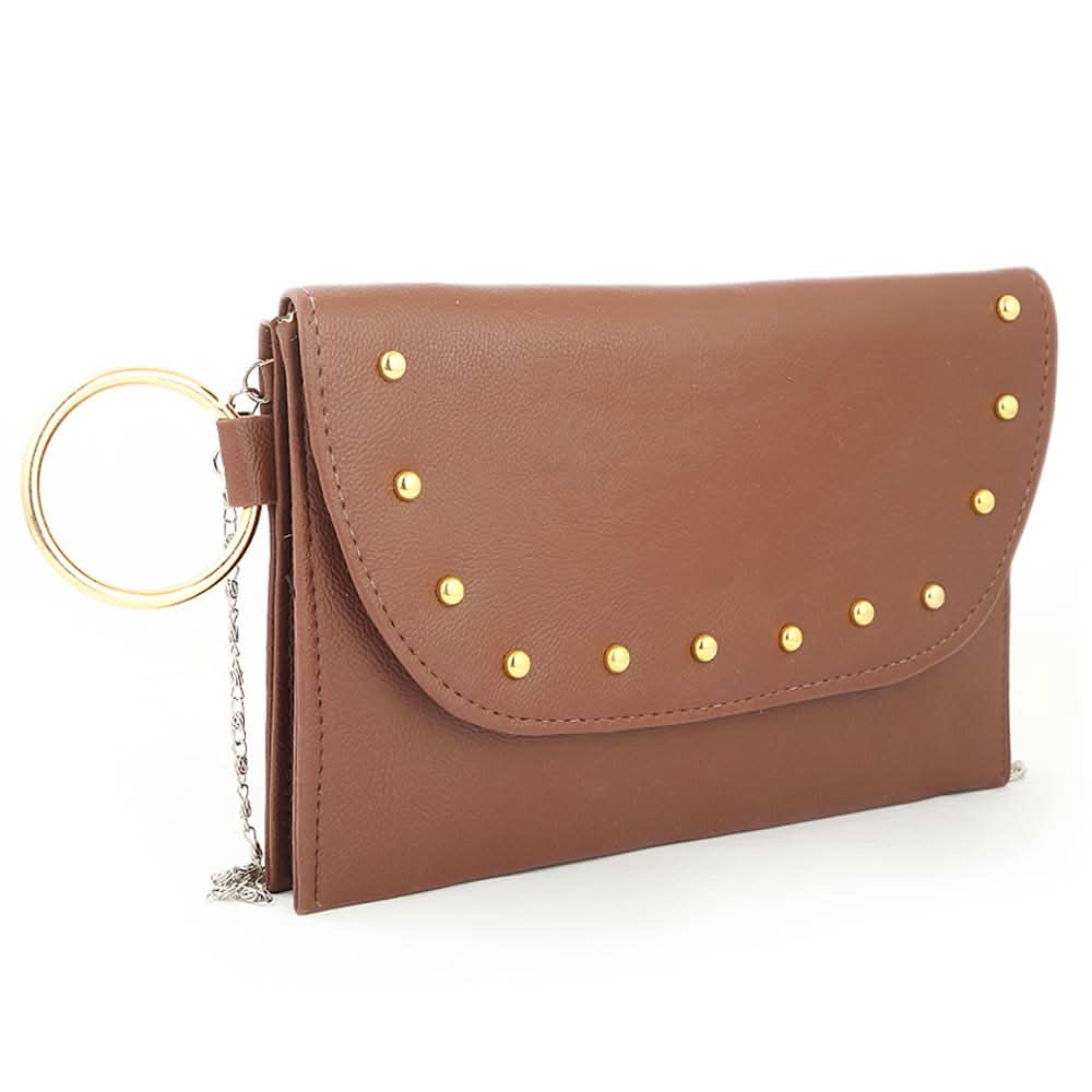 Women's Clutch (Kam-2060) - Dark Brown, Women, Clutches, Chase Value, Chase Value