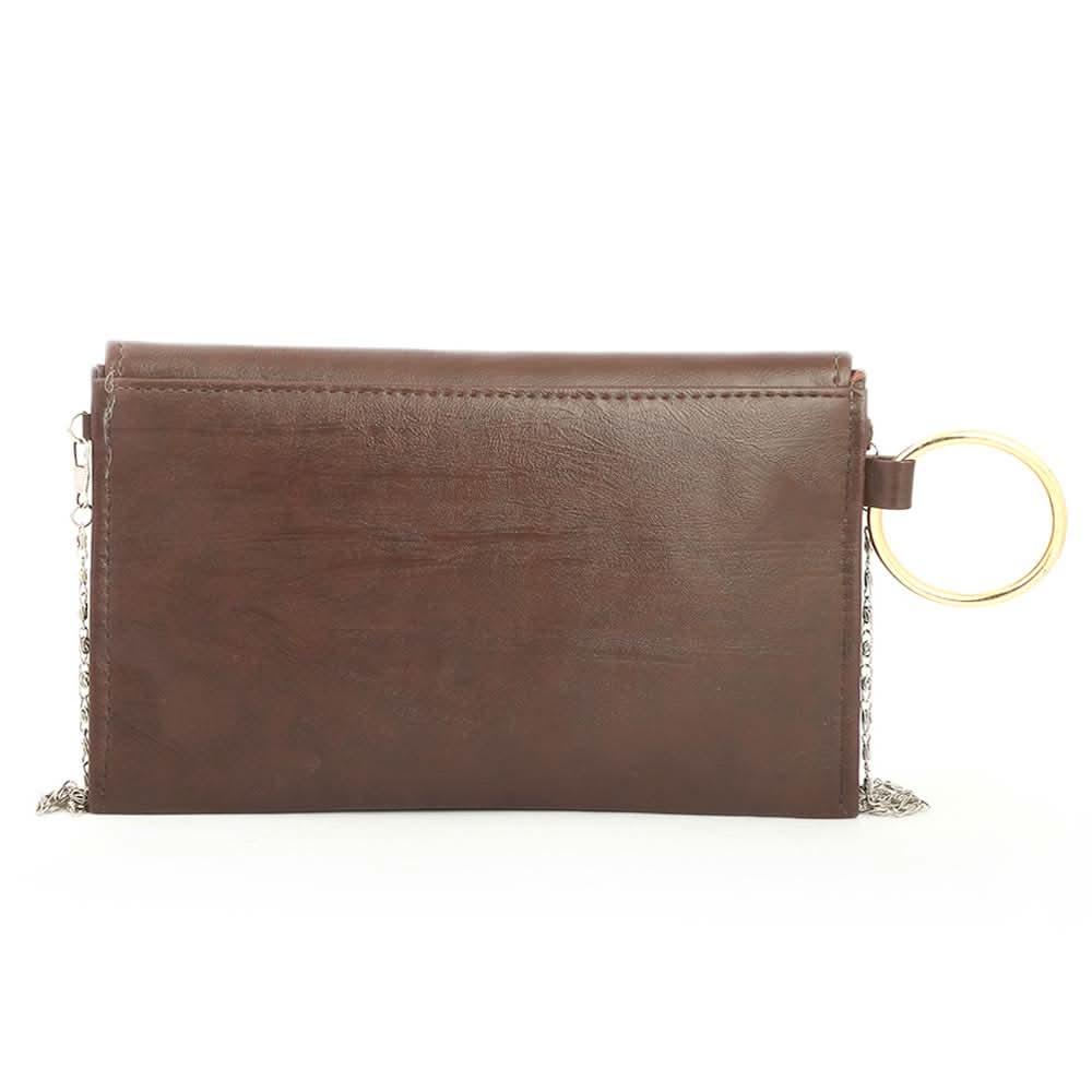 Women's Clutch (Kam-2060) - Coffee, Women, Clutches, Chase Value, Chase Value