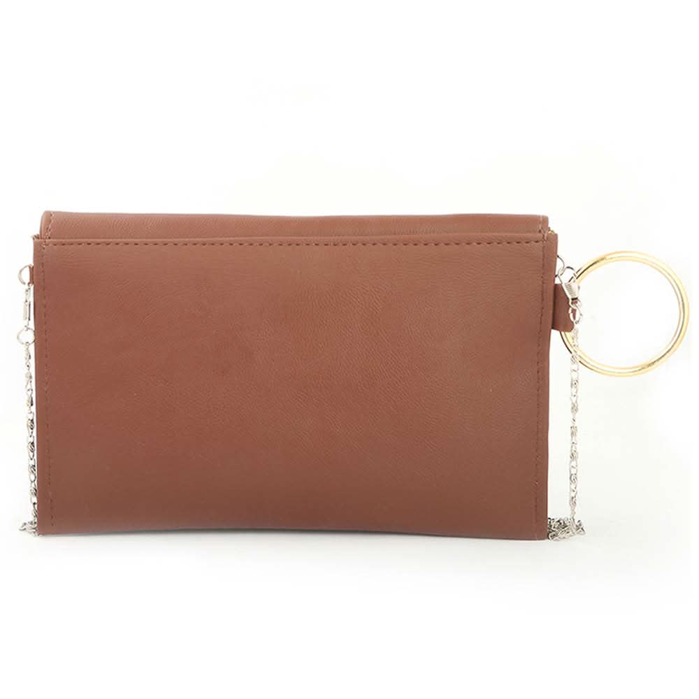 Women's Clutch (Kam-2060) - Dark Brown, Women, Clutches, Chase Value, Chase Value