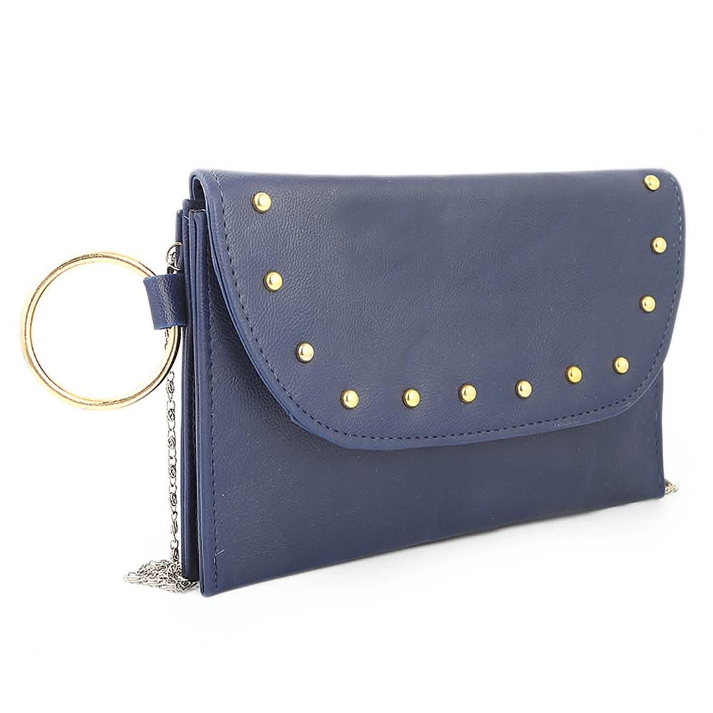 Women's Clutch (Kam-2060) - Navy Blue, Women, Clutches, Chase Value, Chase Value