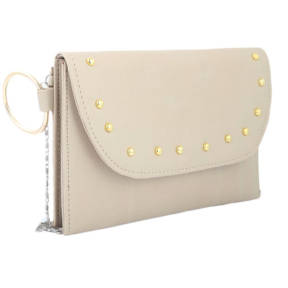 Women's Clutch (Kam-2060) - Beige, Women, Clutches, Chase Value, Chase Value