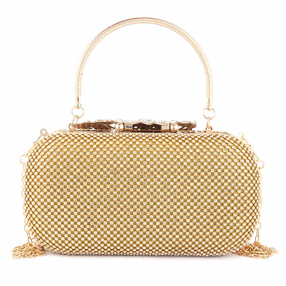 Women's Bridal Clutch (20620) - Gold, Women, Clutches, Chase Value, Chase Value