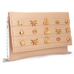 Women's Clutch (K-2071) - Beige, Women, Clutches, Chase Value, Chase Value