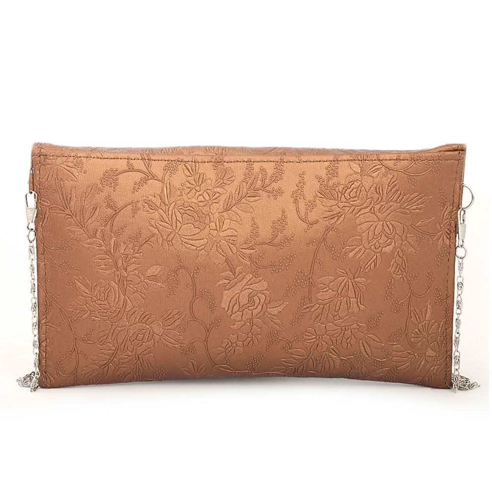 Women's Fancy Clutch (K-2077) - Brown, Women, Clutches, Chase Value, Chase Value
