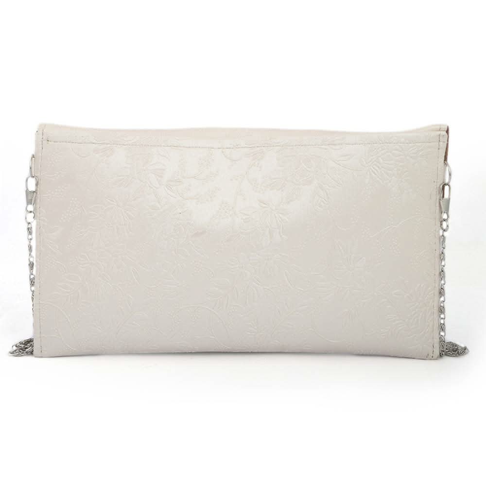 Women's Fancy Clutch (K-2077) - Off White, Women, Clutches, Chase Value, Chase Value