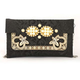 Women's Fancy Clutch (K-2077) - Black, Women, Clutches, Chase Value, Chase Value