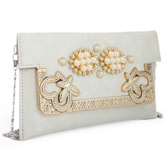 Women's Fancy Clutch (K-2077) - Grey, Women, Clutches, Chase Value, Chase Value